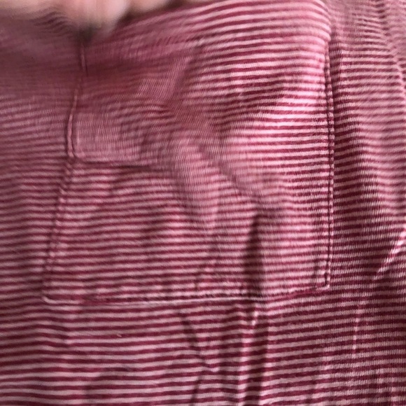 American Eagle Outfitters size X-large pink striped cotton stretch tee - Picture 5 of 8